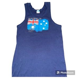 Australia Tank Top Navy Size Small like new